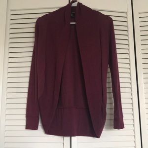 Maroon cardigan